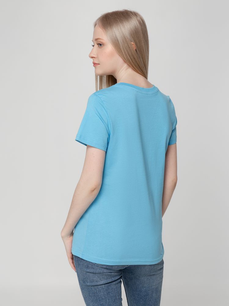 Футболка женская T-bolka Lady, голубая — изображение 8
