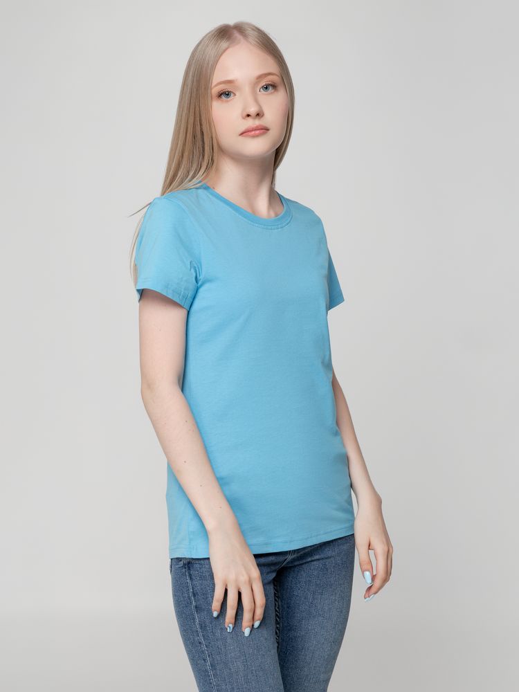 Футболка женская T-bolka Lady, голубая — изображение 6