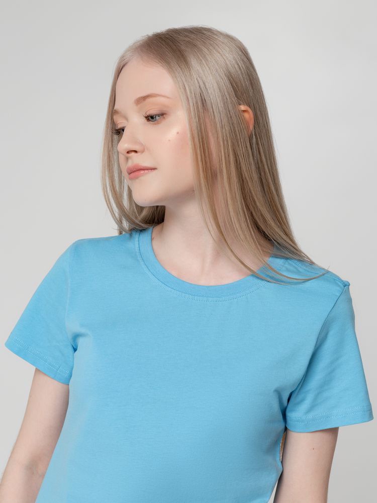 Футболка женская T-bolka Lady, голубая — изображение 9
