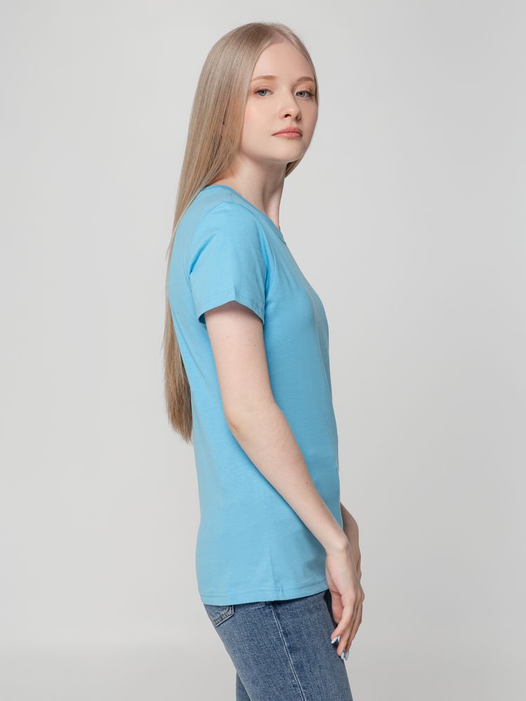 Футболка женская T-bolka Lady, голубая — изображение 7