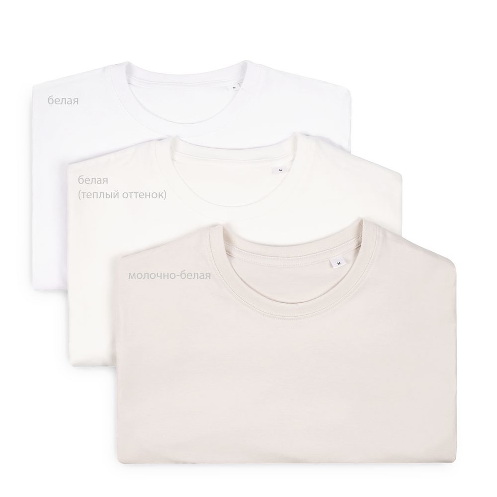 Футболка женская T-bolka Lady, белая (теплый оттенок) — изображение 4