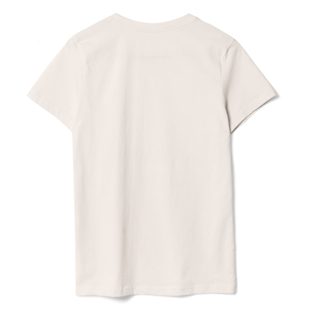 Футболка женская T-bolka Lady, молочно-белая — изображение 3