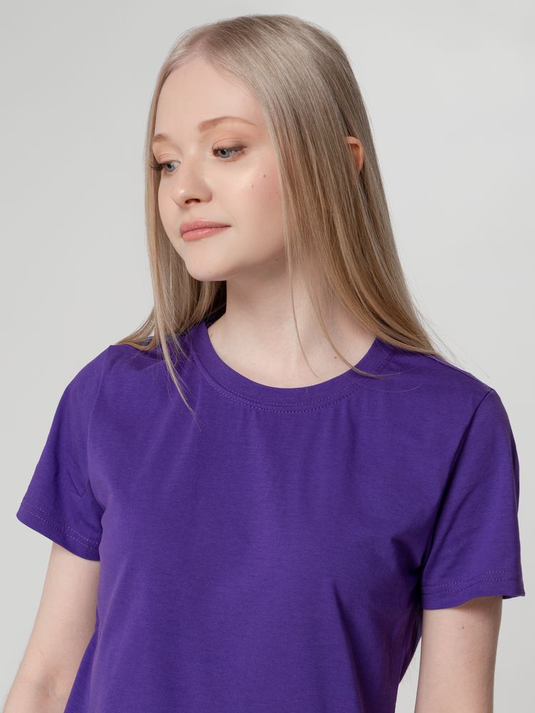 Футболка женская T-bolka Lady, фиолетовая — изображение 9