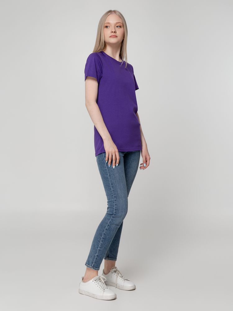 Футболка женская T-bolka Lady, фиолетовая — изображение 10