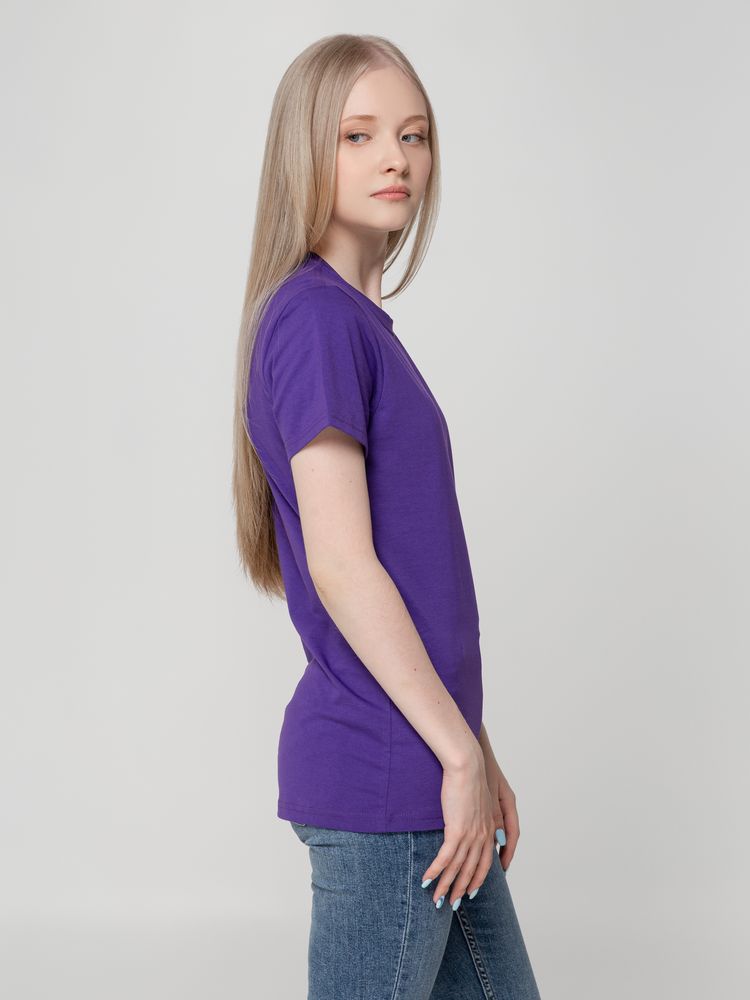 Футболка женская T-bolka Lady, фиолетовая — изображение 7