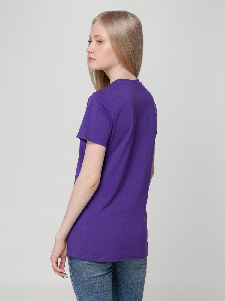 Футболка женская T-bolka Lady, фиолетовая — изображение 8