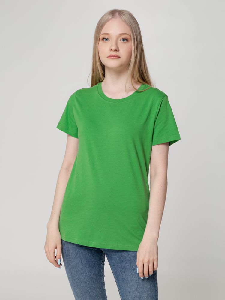 Футболка женская T-bolka Lady, ярко-зеленая — изображение 6