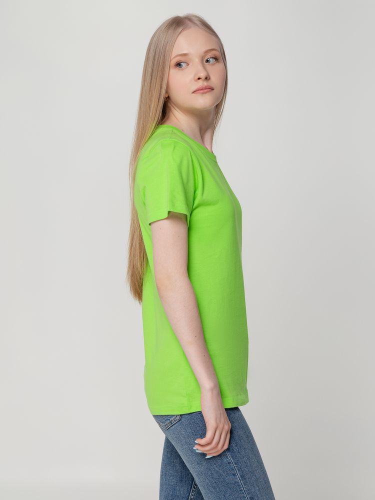 Футболка женская T-bolka Lady, зеленое яблоко — изображение 7