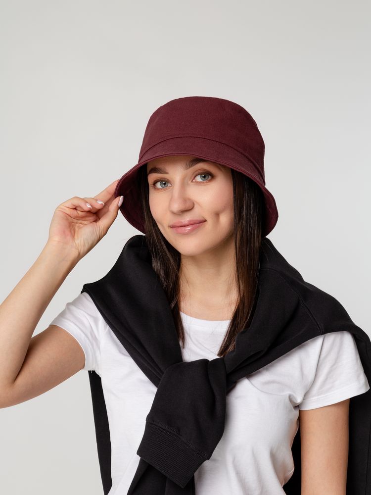 Панама Sombra, бордовая — изображение 7