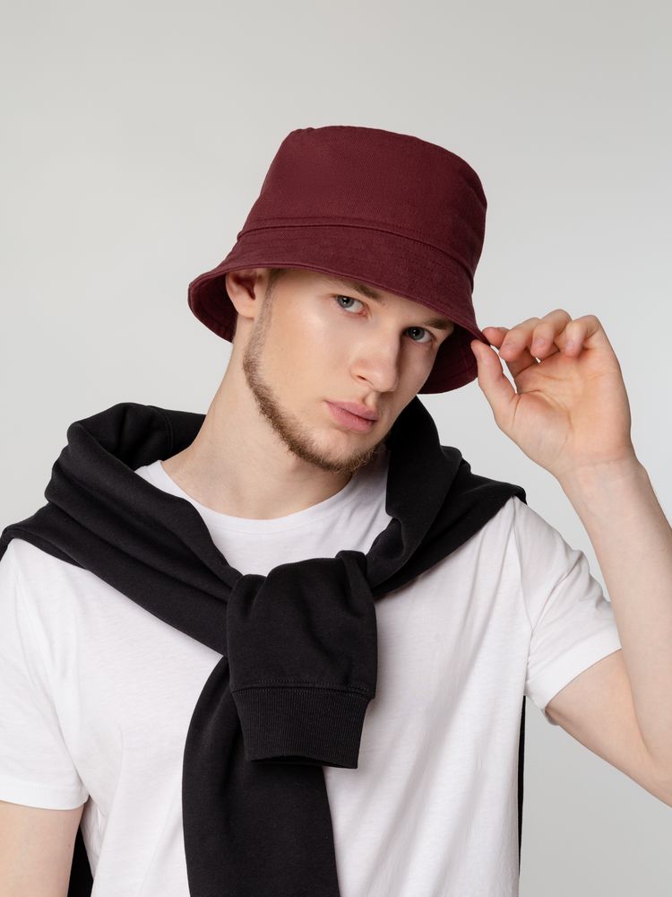 Панама Sombra, бордовая — изображение 5