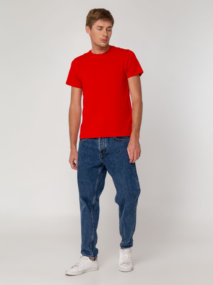 Футболка мужская T-bolka Stretch, красная — изображение 8