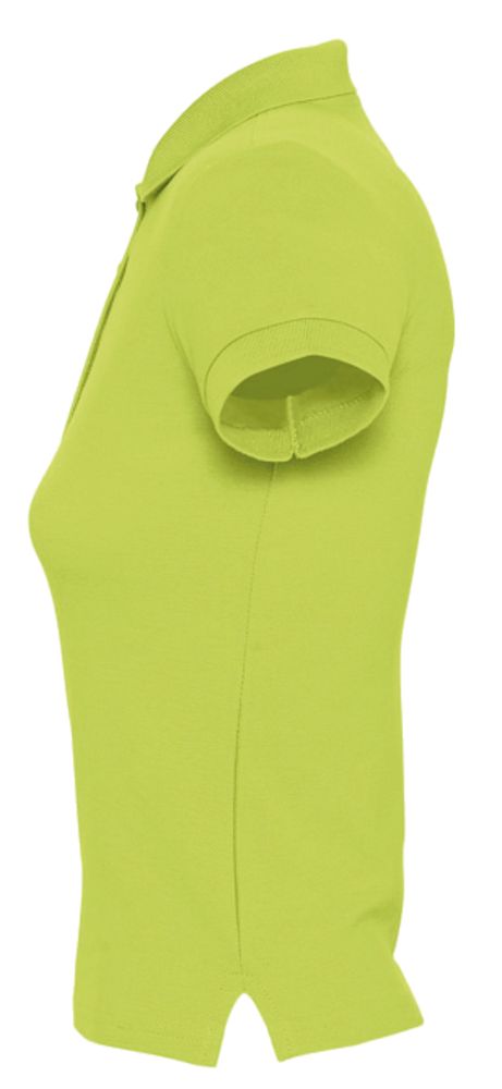 Рубашка поло женская People 210, зеленое яблоко — изображение 4