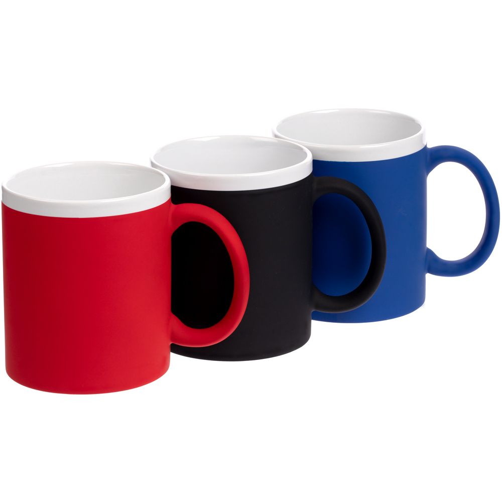 Кружка StopSpot с покрытием софт-тач, красная — изображение 4