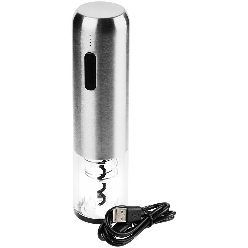 Электрический штопор с ножом для фольги Veritas, серебристый — изображение 7