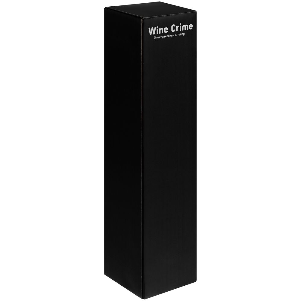 Электрический штопор с ножом для фольги Wine Crime, черный — изображение 8