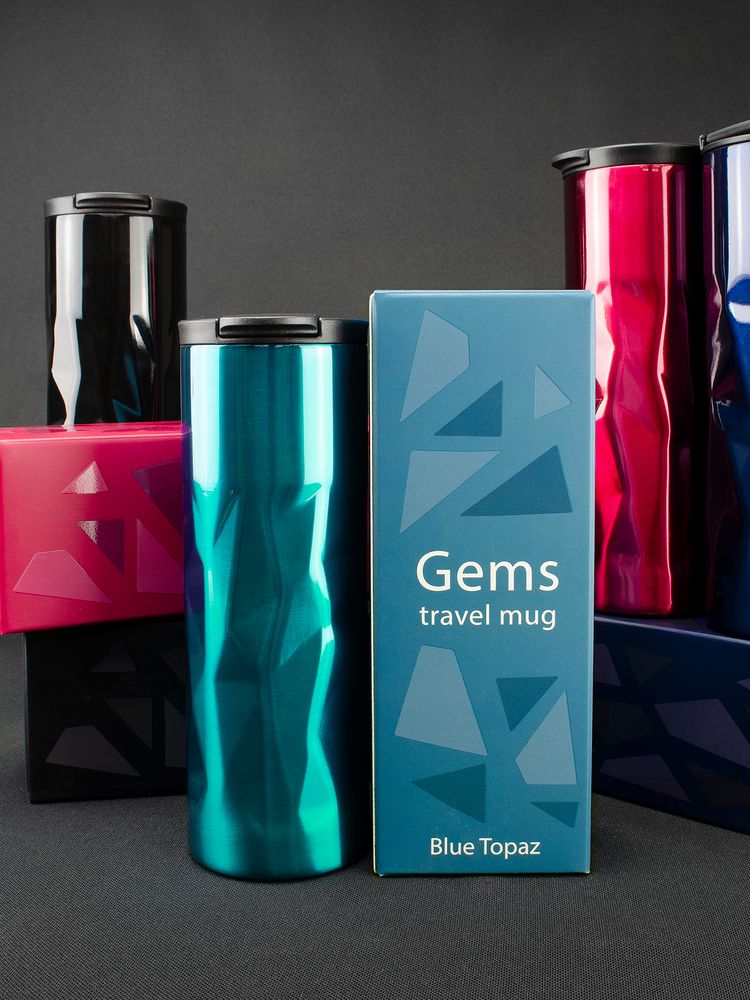 Термостакан Gems Black Morion, черный морион — изображение 12