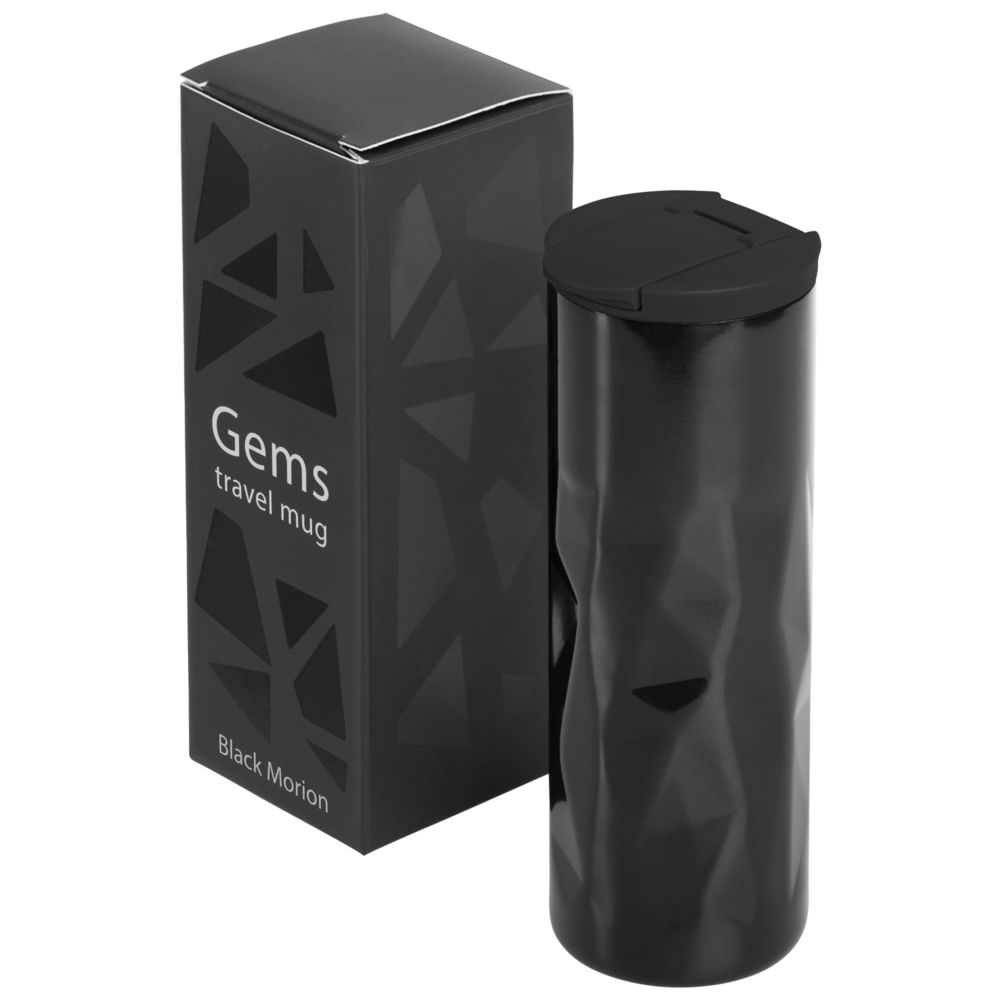 Термостакан Gems Black Morion, черный морион — изображение 6