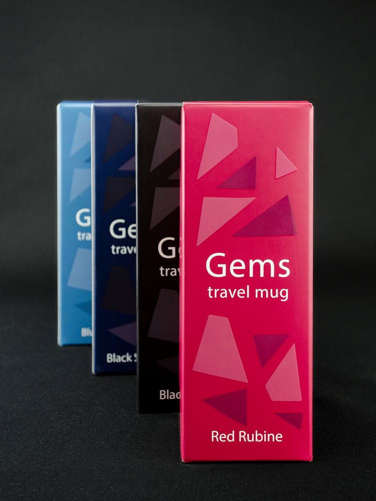 Термостакан Gems Red Rubine, красный рубин — изображение 14