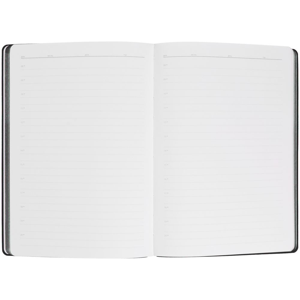 Ежедневник Flexpen Shall, недатированный, черный — изображение 9