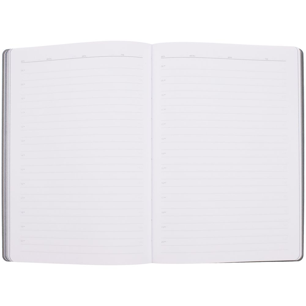 Ежедневник Flexpen Shall, недатированный, серый — изображение 10