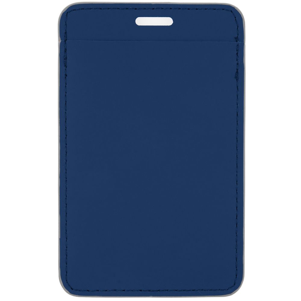 Чехол для пропуска Shall Simple, синий — изображение 3