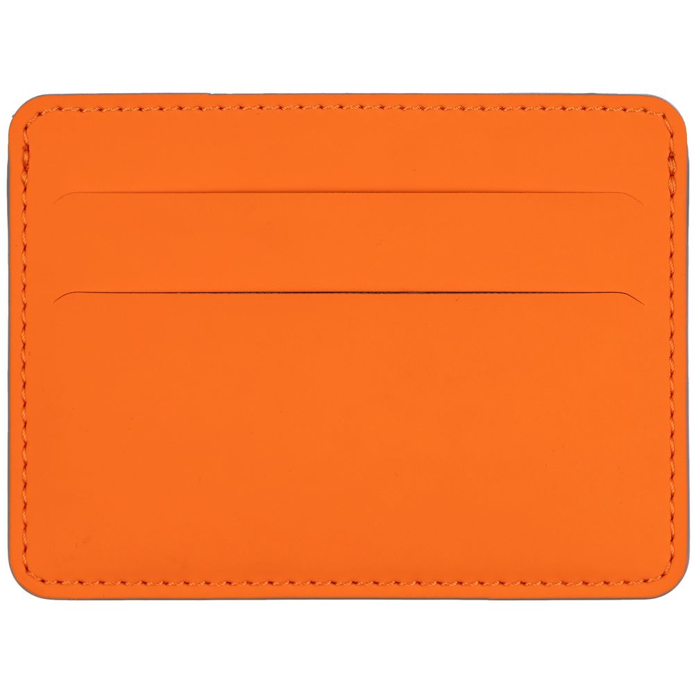 Чехол для карточек Shall Simple, оранжевый — изображение 3