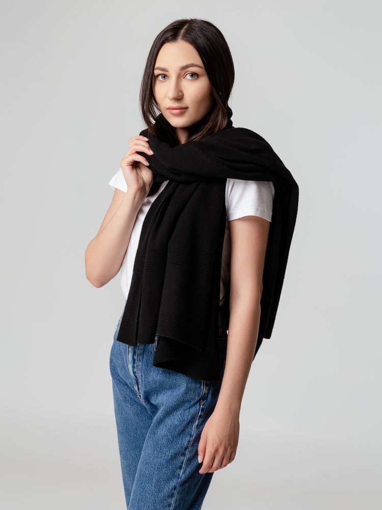 Плед-Палантин Territ, черный — изображение 11