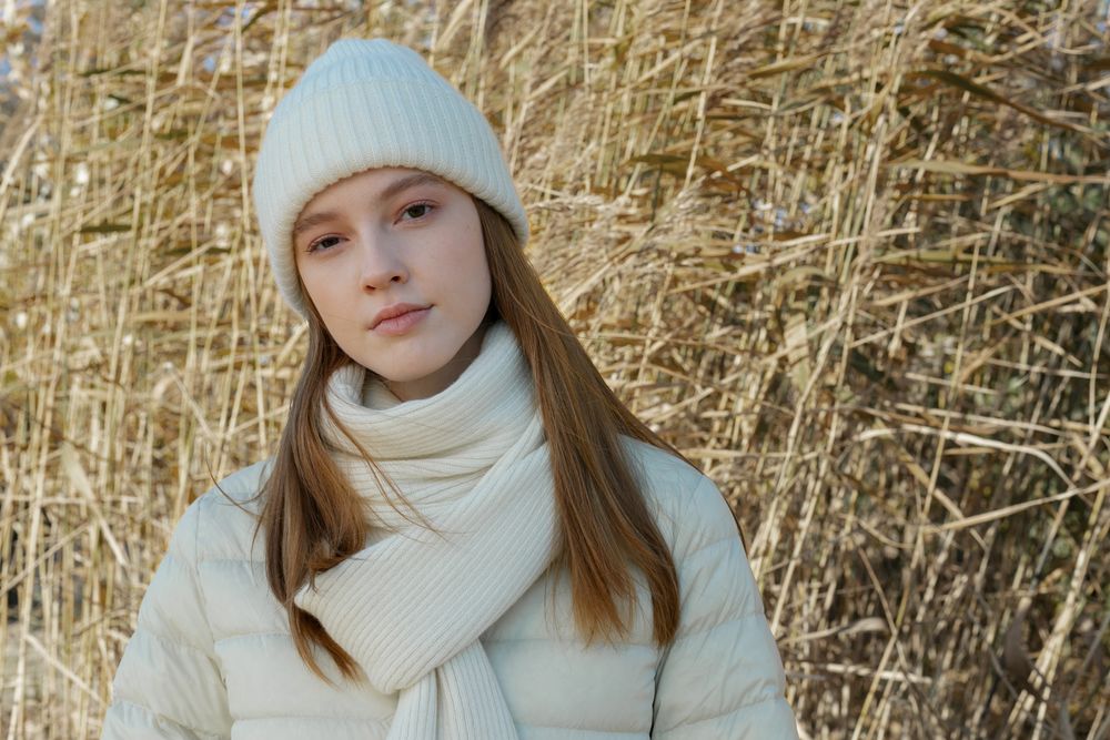 Шарф Capris, молочно-белый (ванильный) — изображение 8