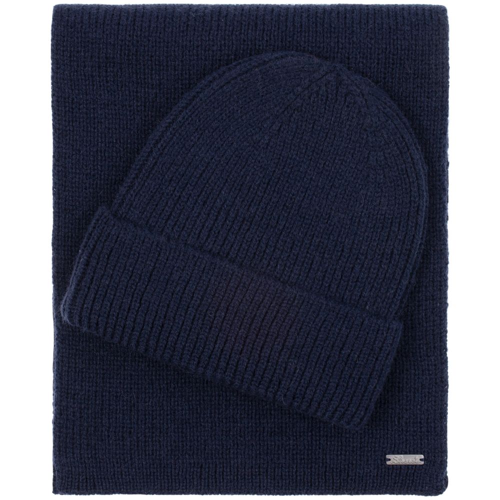 Шарф Bernard, темно-синий — изображение 9