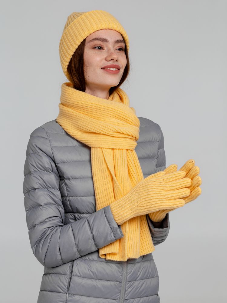 Перчатки Bernard, желтые — изображение 5