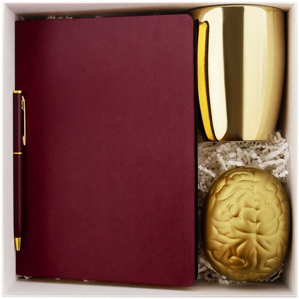 Набор Think Big, бордовый с золотистым — изображение 3