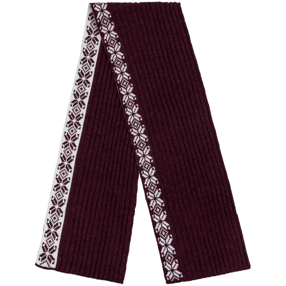 Шарф Eira, бордовый — изображение 5