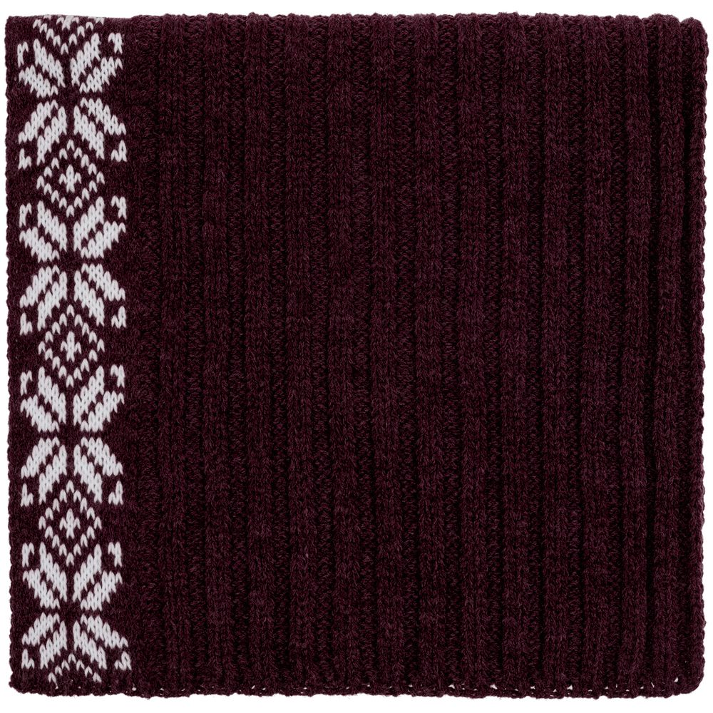 Шарф Eira, бордовый — изображение 3