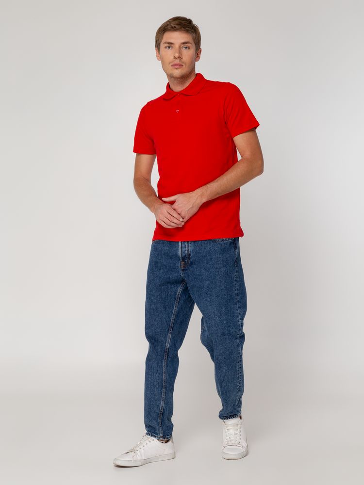 Рубашка поло мужская Virma Light, красная — изображение 10