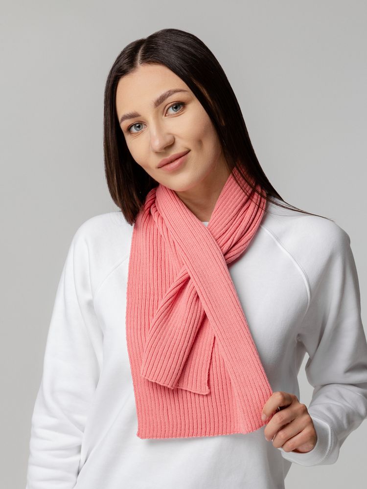 Шарф Yong, розовый — изображение 5