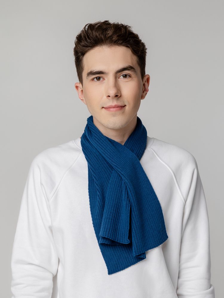 Шарф Yong, темно-синий (морская волна) — изображение 6