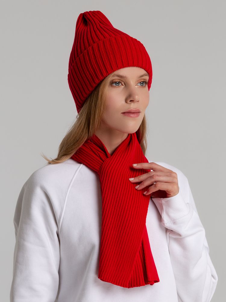 Шарф Yong, ярко-красный — изображение 6