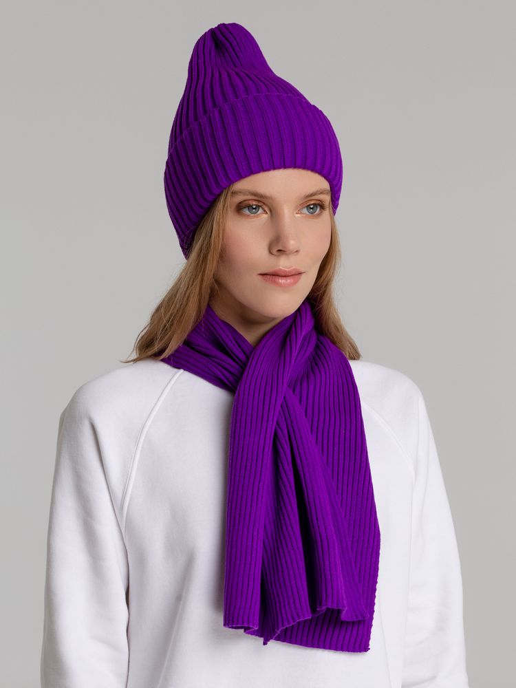 Шарф Yong, фиолетовый — изображение 6