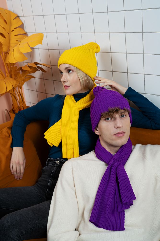 Шарф Yong, желтый — изображение 7