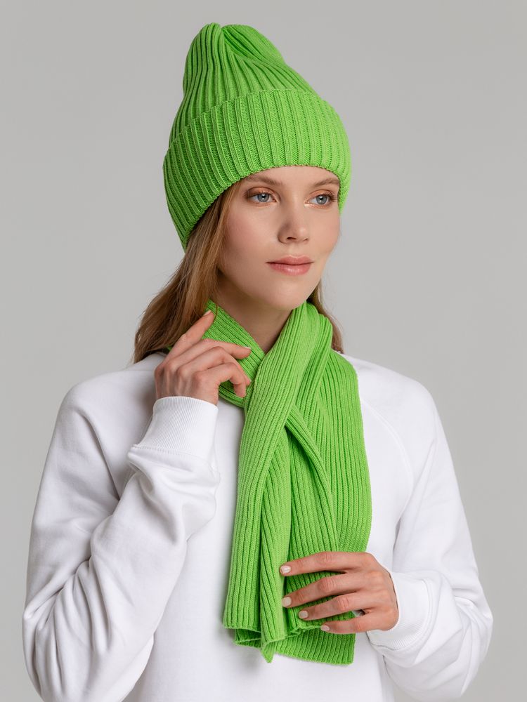 Шарф Yong, светло-зеленый (салатовый) — изображение 6