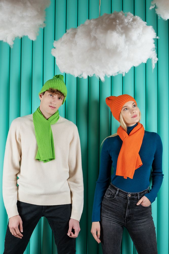 Шарф Yong, светло-зеленый (салатовый) — изображение 7