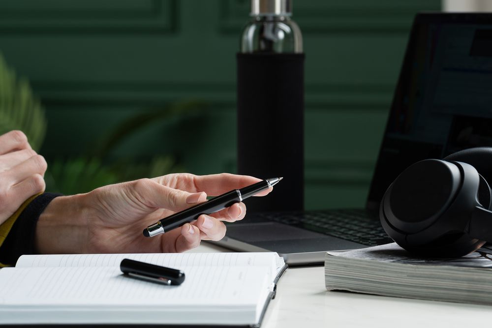 Роллер Scribo со стилусом, матовый серый — изображение 9