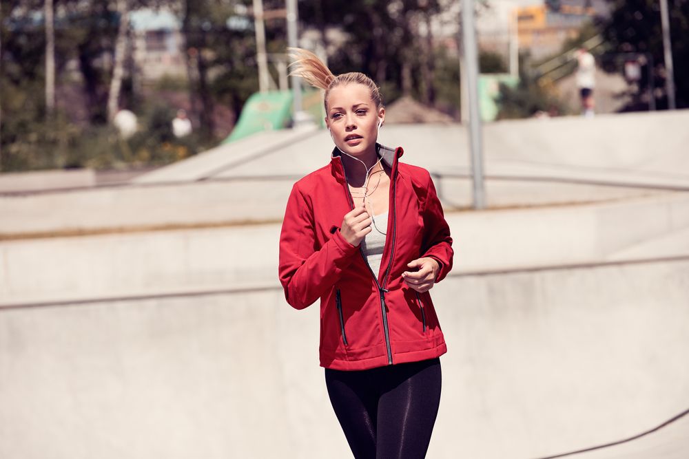 Куртка софтшелл женская Trial Lady, красная — изображение 5