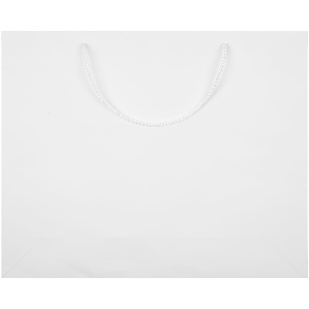 Пакет бумажный Plat L, белый — изображение 3