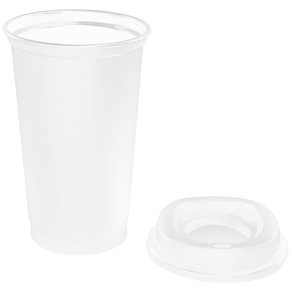 Стакан с крышкой Color Cap White, белый — изображение 3