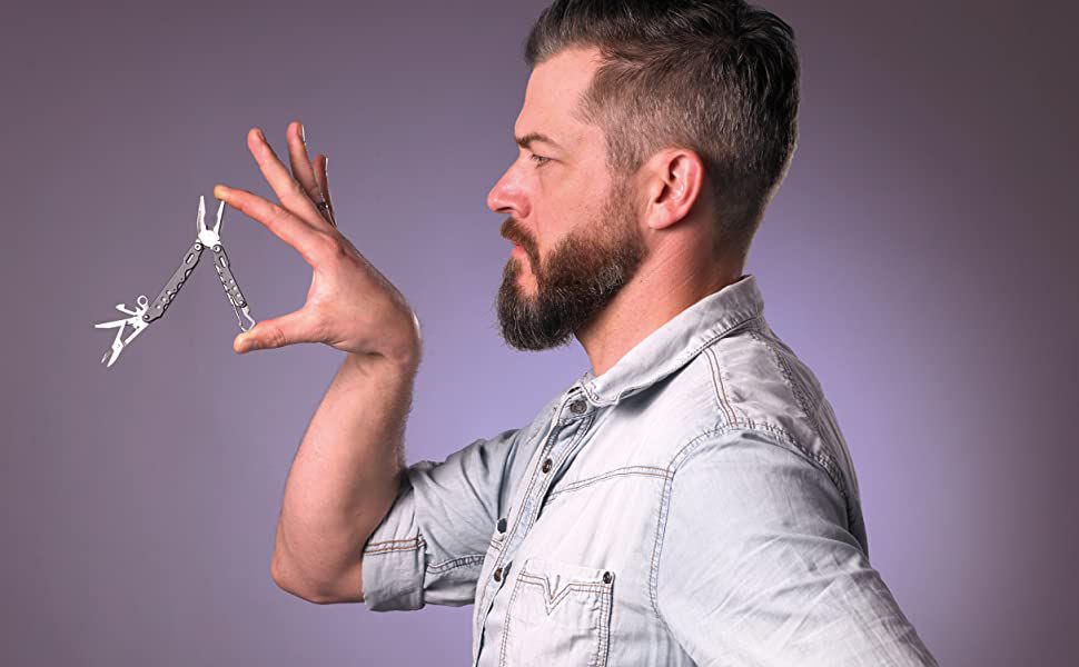 Мини-мультитул Working Tool, серый — изображение 8