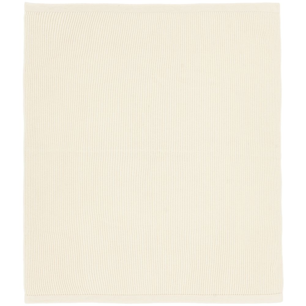 Плед Shirr, молочно-белый — изображение 5