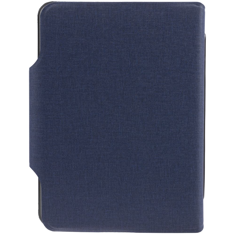 Органайзер с блокнотом и аккумулятором Oiro, синий — изображение 4