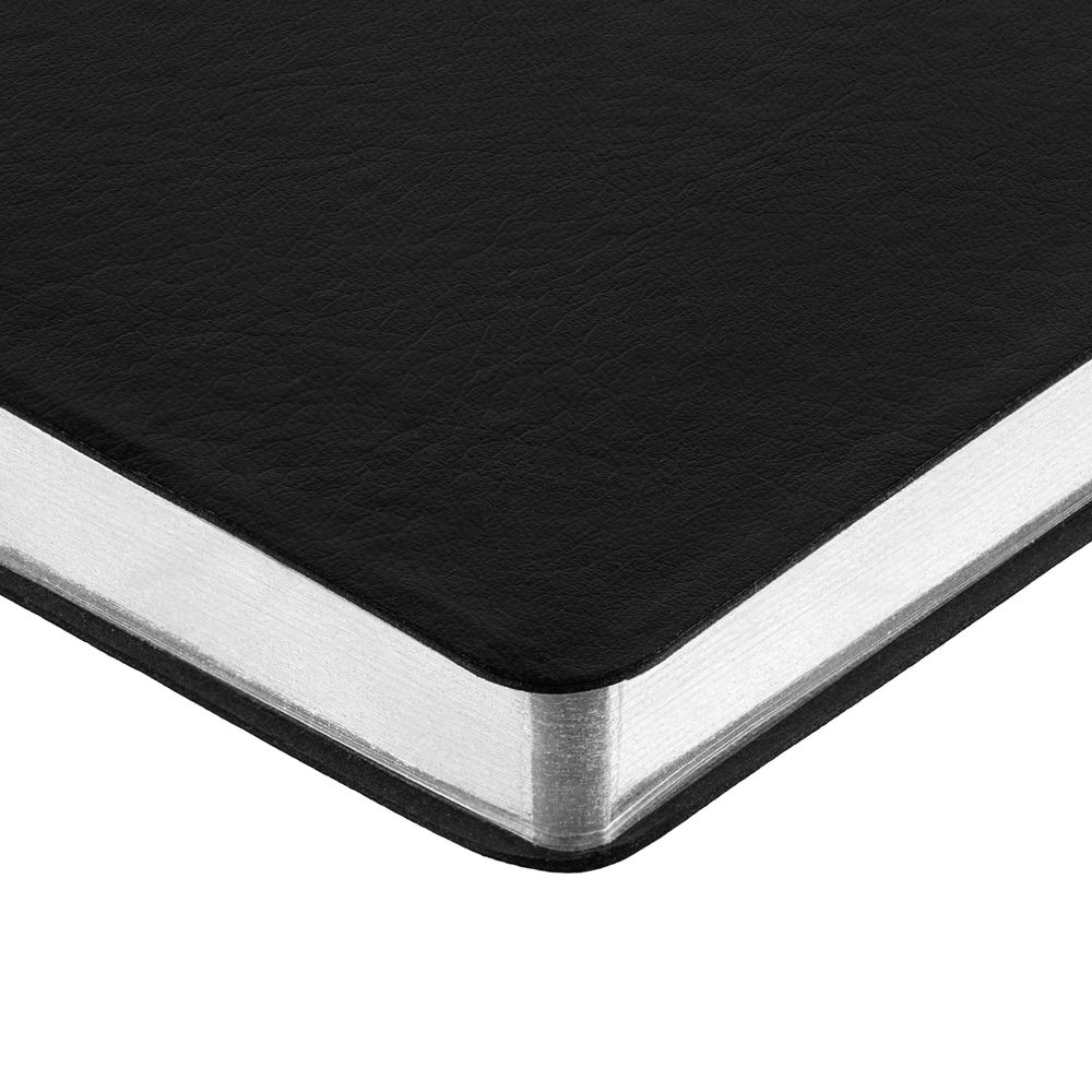 Ежедневник Nebraska Flex, недатированный, черный с серебристым — изображение 5