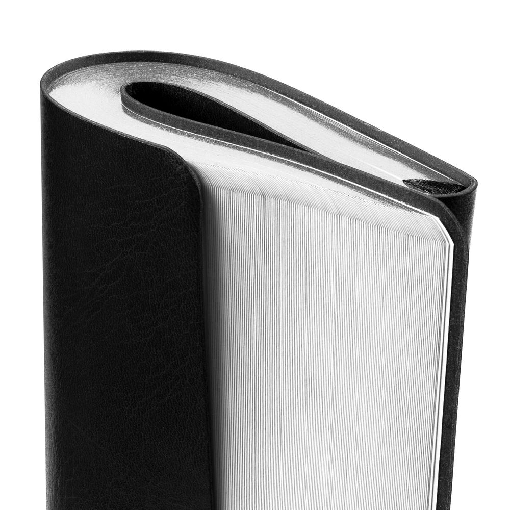 Ежедневник Nebraska Flex, недатированный, черный с серебристым — изображение 6